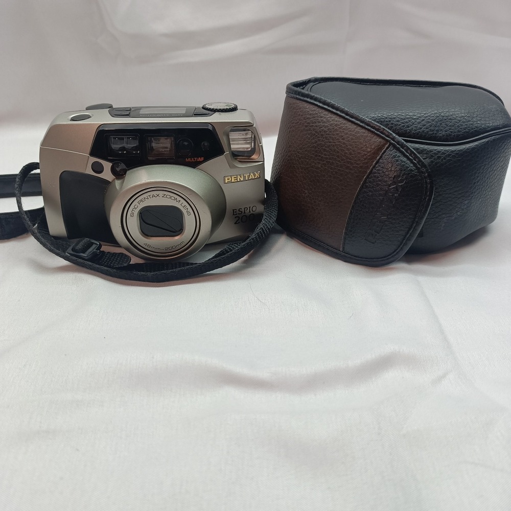 Pentax Espio 200 35mm Point &‎ Shoot Film Camera 48-200mm Zoom PARTS ONLY READ